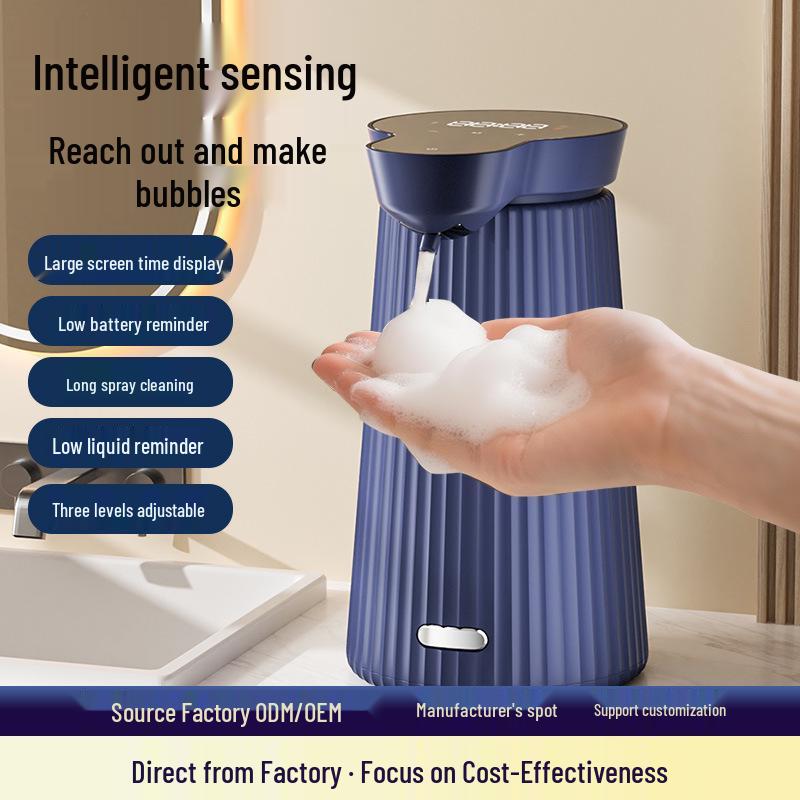 Rechargeable Automatic Foaming Hand Sanitizer Dispenser for Kitchen Countertops