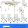 ZISIZ Camping Folding Table and Chair Set