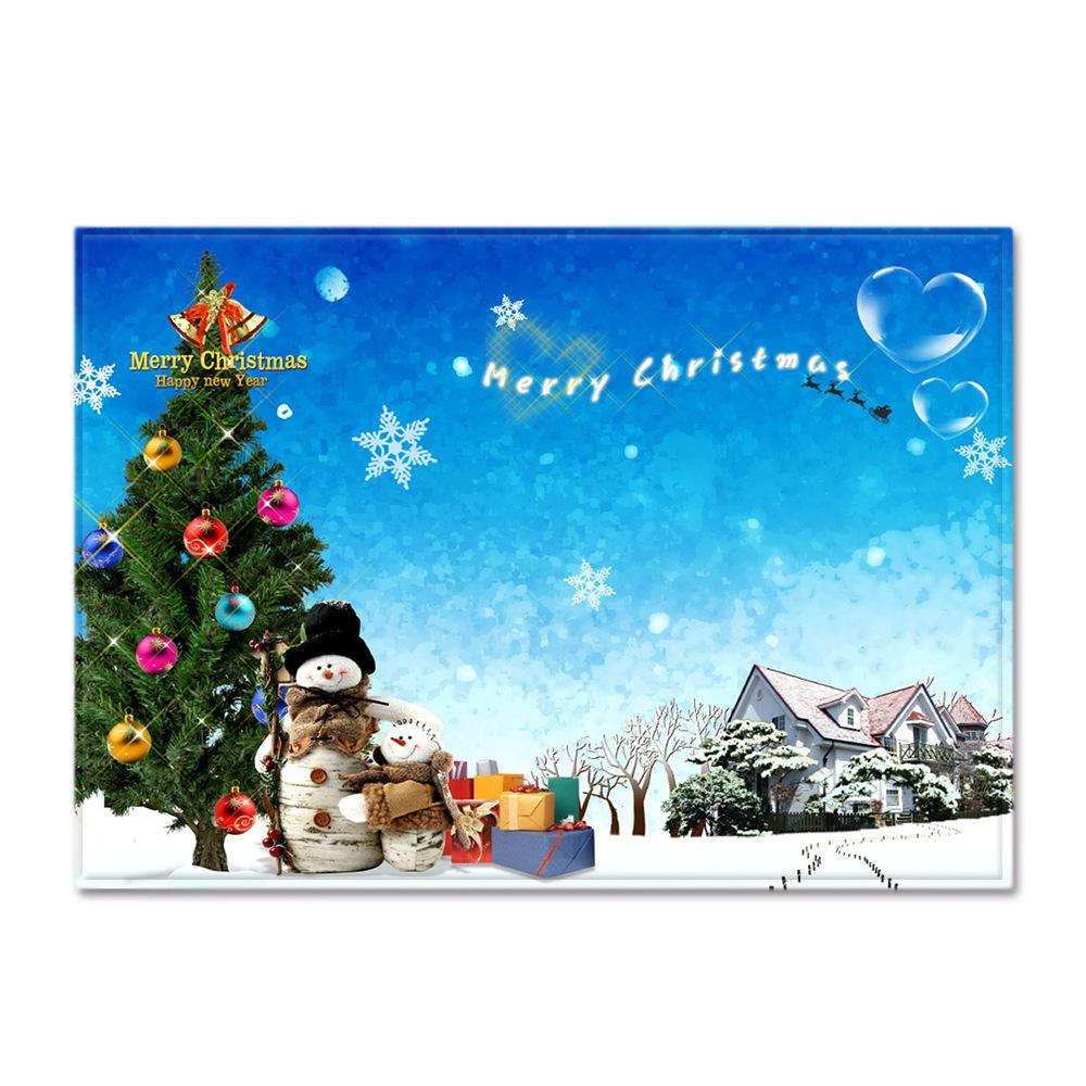 Christmas Living Room Floor Mat Bedroom Dining Room Carpet Carpet Doormat