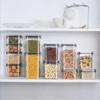 Plastic Plastic Storage Boxes Transparent Sealed Square Fresh-Keeping Boxes  Food Storage