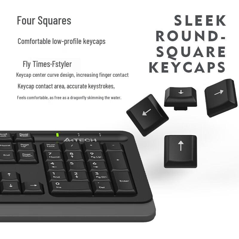 A4Tech FK10 Wired Membrane Office Keyboard