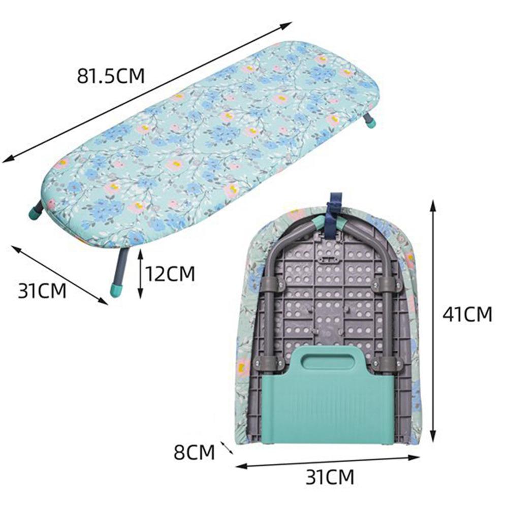 New Folding Legs Ironing Board Heavy Duty Space Saving Tabletop Iron Board Padded Clothes Ironing Pad Laundry Room