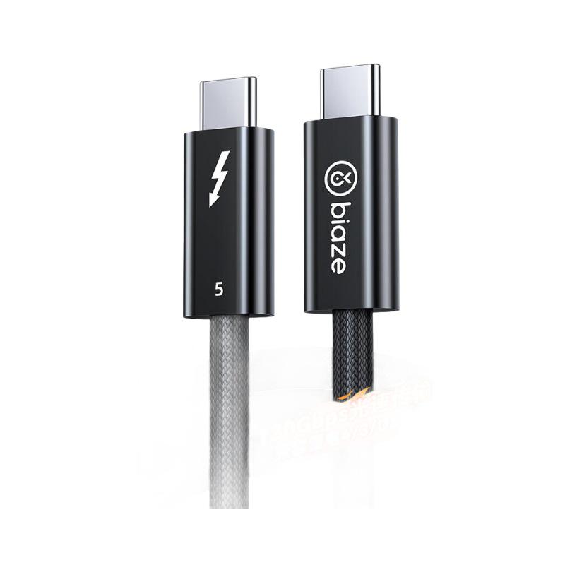 Biaz Thunderbolt 5 Cable: 120Gbps, 16K HD Video, 240W PD Fast Charging