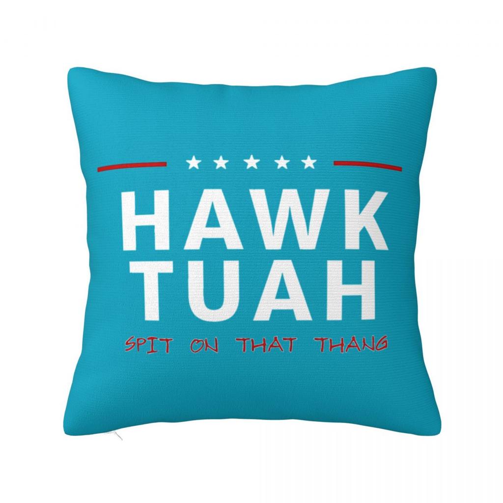 Hawk Tuah 24 Square Pillow Covers Polyester Room Cushion Case Cool Throw Pillow Case 4545