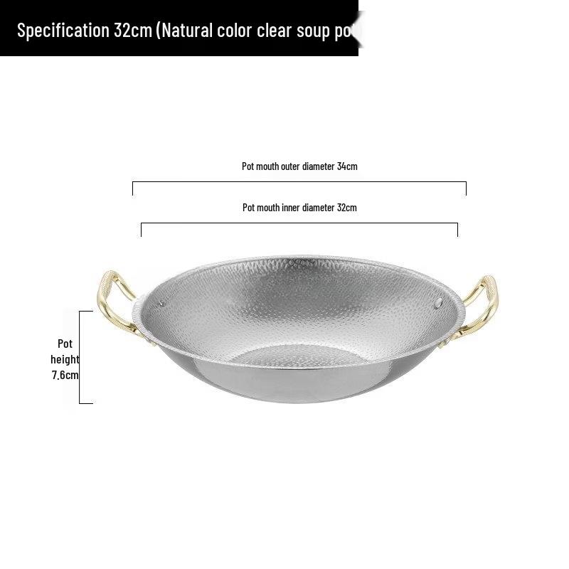 Commercial Stainless Steel Induction Hot Pot