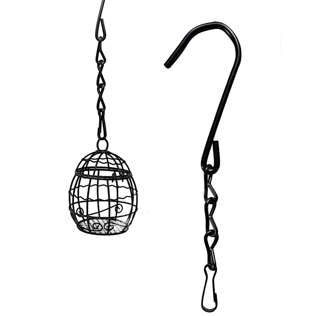 Suet Feeder Metal Squirrel Proof Wildlife Food Station With Hook Bird Suet Feeder For Outside Garden Yard Patio Backyard