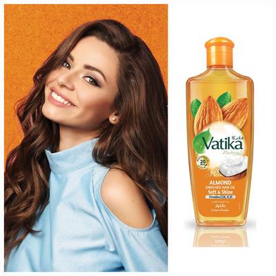 Vlasový olej s mandlovým extraktem Vatika Naturals 200ml.