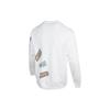 Adidas Neo Classic Logo Print Soft Casual Sweatshirt Daily Wear Tops Men White HM9993