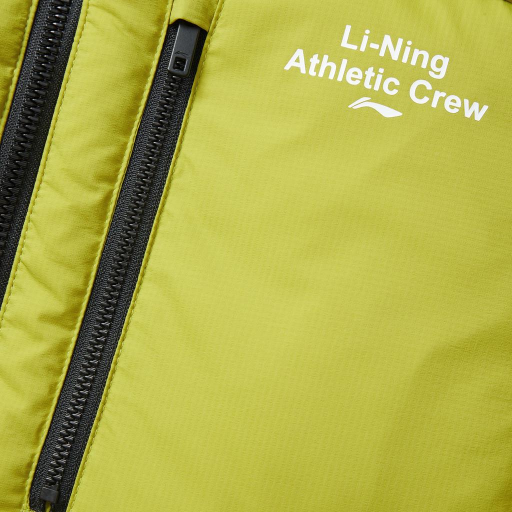 Série péřových bund Li Ning Hot Pot Voděodolná Ležérní S kapucí Jednobarevná Všestranná Odolná proti chladu Krátká Zimní péřová bunda Pánské svrchní oblečení AYMU259-5