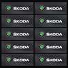 Car Styling Rearview Mirror Decoration Sticker Body Decal For Skoda Fabia 2 Octavia 3 Rapid Superb Accessories Led Luggage  WL5