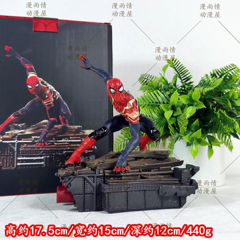 

23cm Spider Man Figure Spiderman Anime Figurine Pvc Model Collection Statue Desk Decoration Dolls Children Toys Halloween Gifts