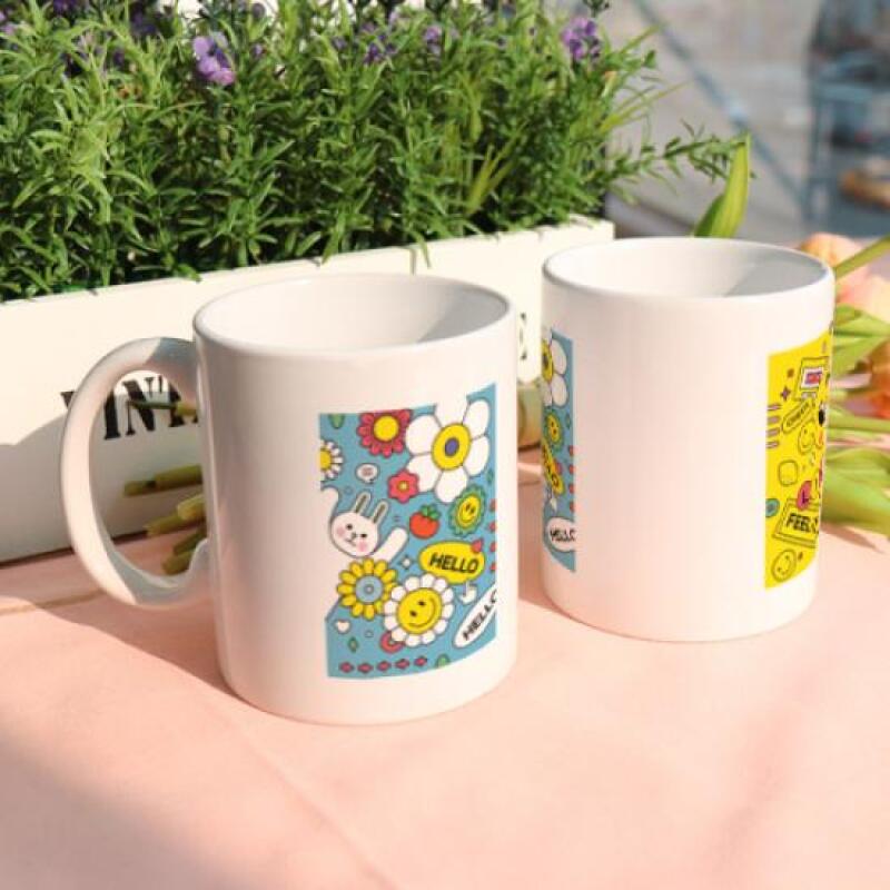 dc369-Design Mug 2p-Vivid Rabbit Smile