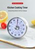 Magnetic Round Mechanical Kitchen Timer for Baking & Cooking