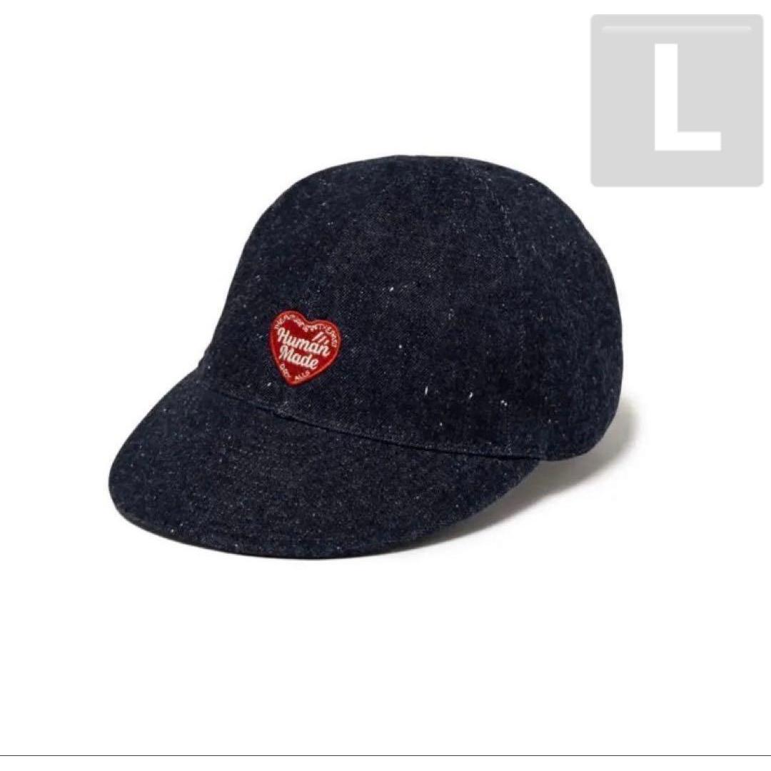 Used human made denim cap L indigo nigo