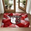 Braga FC Design Crystal Velvet Rug Soft Decorative Mat for Bedroom Entrance