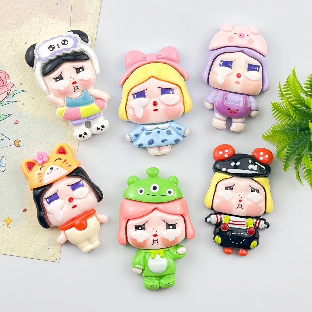 Cute Crying Baby Resin Accessory for DIY Crafts: Phone Cases, Hair Clips, Magnets, Keychains