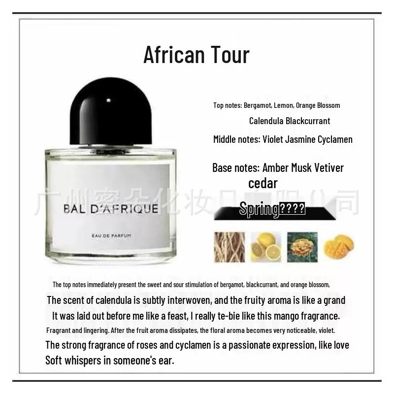 High-End Women's Rose & Cedar Perfume - Long-lasting, Fresh Scent from Africa's Journey