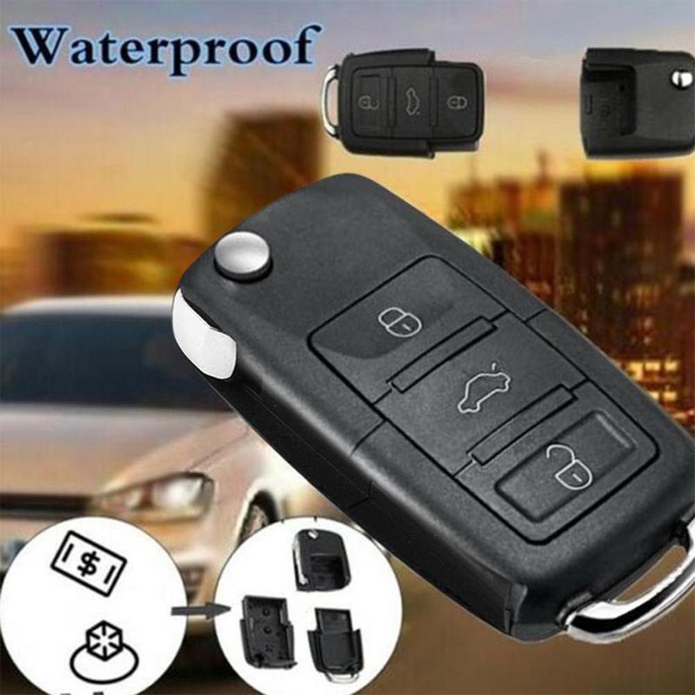 Car Key Replacement Case Car Key Shell Modified Flip Folding Key Case For VW B5 O3B6