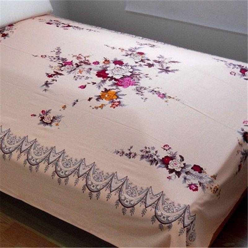 Retro Nostalgic National Style Bed Sheets Quilt Cover Four-Piece Set Dormitory Bed Sheet Bed Sheets