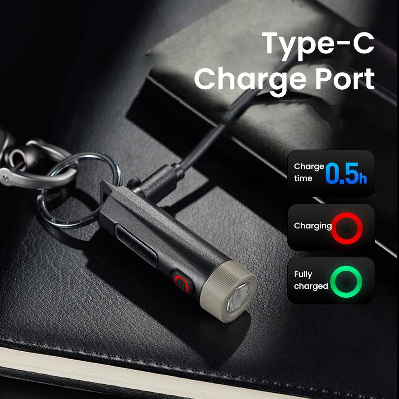 Philips EDC Flashlight Mini Electric Hand Torch UV Banknote Verification Charging Indicator Light 1pc