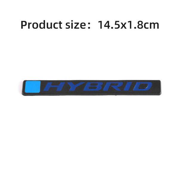 Car Sticker Emblem Auto Badge Decal for Hybrid Synergy Drive Letter Prius Camry Rav4 Crown Auris Honda Focus Toyota Styling