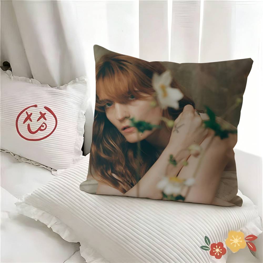 pc Band FFlorenceS And The MMachineS Pillow Case Fashion Square Pillowcase Bedroom Sofa Room Ins Decoration Leisure