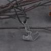 1pcs Thor's Hammer Mjolnir Pendant Necklace Viking Scandinavian Norse Viking Necklace with Cotton Chain