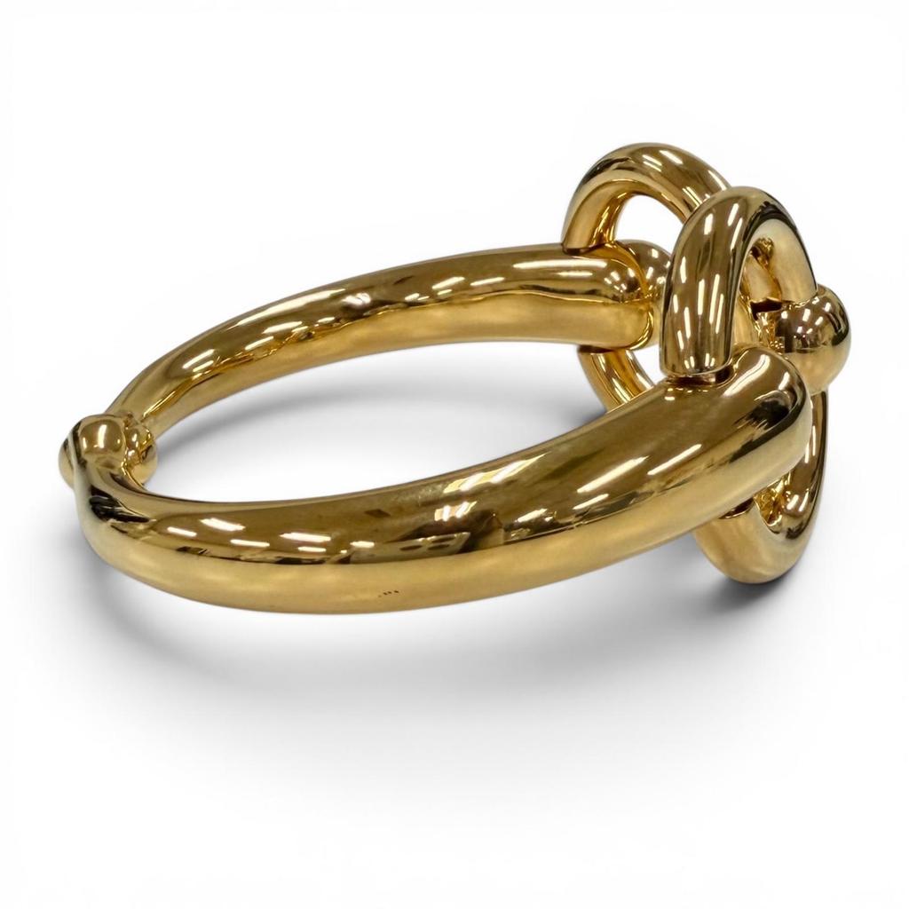 Excellent GUCCI Bangle Horsebit gold Women Used