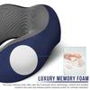 Travel Pillow 100% Pure Memory Foam Neck Pillow Comfortable  Breathable Cover Machine Washable Airplane Travel Kit with 3D Contoured Eye Masks