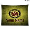 Custom Name Eintracht Frankfurt Printed Tapestry – Wall Hanging for Bedrooms, Dorms, and Home Decor
