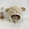 Baby Hat Winter Lamb Ear Headgear Male and Female Babies Warm Windproof Outdoor Lamb Fur Ear Cap Infants