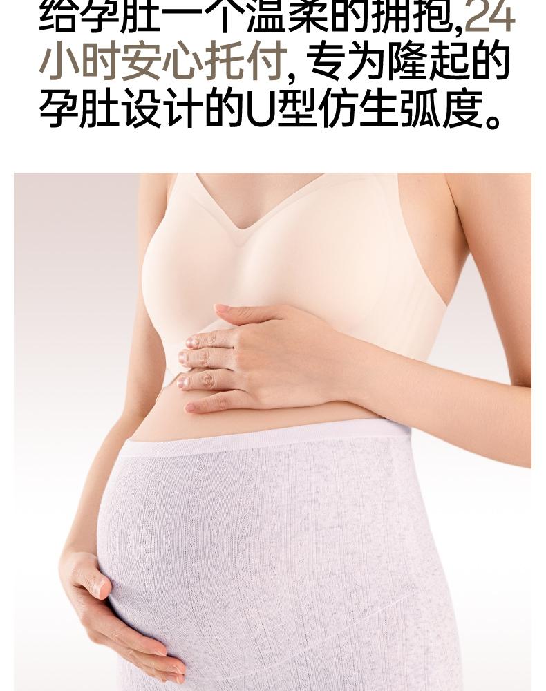 3-Pack Maternity Underwear - Pure Cotton, Antibacterial, High Waist