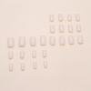 Simple and gentle whitening light powder long European square manicure patch nail piece fake nail piece 24 pieces