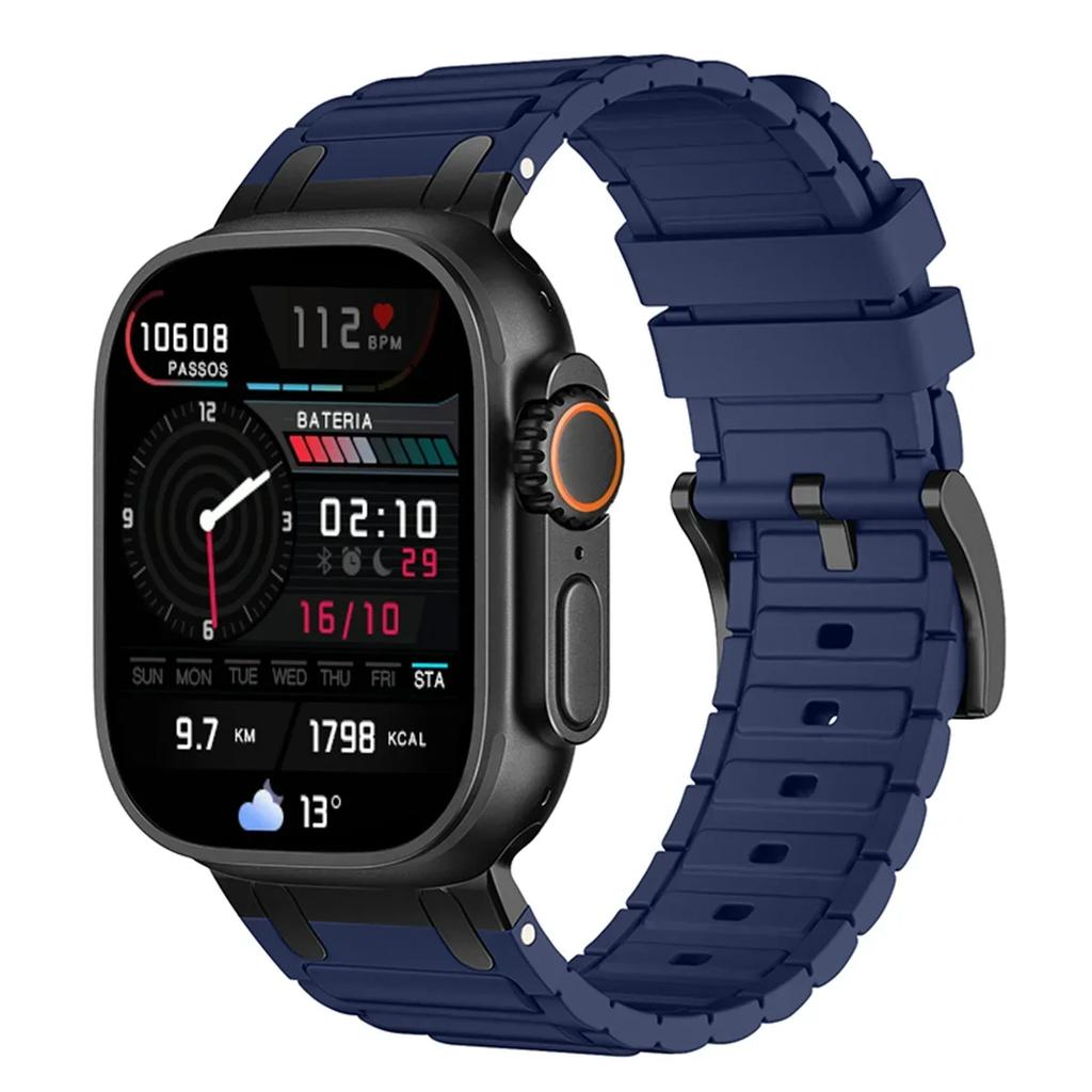 Silicone Strap for Apple Watch Band Ultra 2 49mm 46mm 44mm 45mm 42mm 41mm 40mm 38mm for Iwatch Series 10 9 8 7 6 5 4 3 2 1se