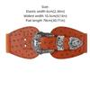 Boucle Rétro Sculptée Réglable Ceinture Élastique à la Taille Ceinture à Boucle Métallique Accessoire de Taille