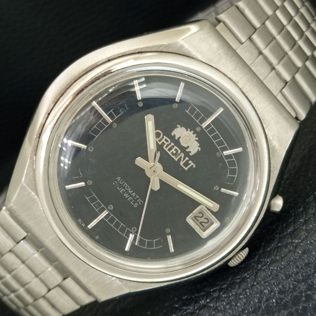 

ОРИГИНАЛЬНЫЕ ВИНТАЖНЫЕ АВТОМАТИЧЕСКИЕ ЧАСЫ ORIENT 46741 ЯПОНИЯ МУЖСКИЕ С ОРИГИНАЛЬНЫМ ЦИФЕРБЛАТОМ a706288-1