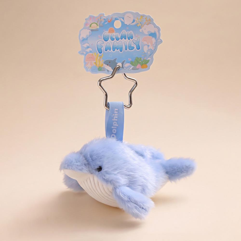 Soft Plushie Shark Seal Keychain Stuffed Animal Turtle Keychain Ocean Animal Plush Backpack