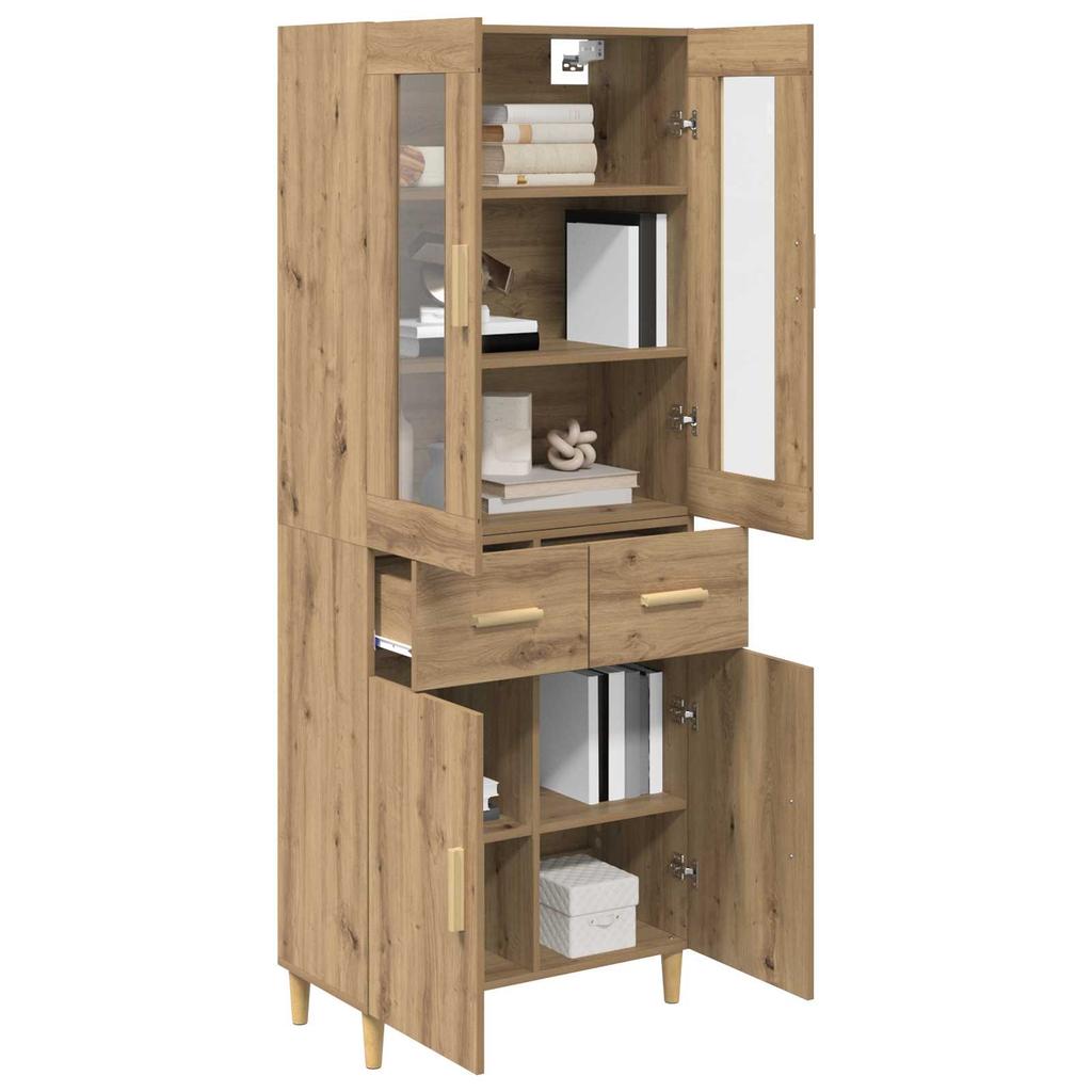 Highboard Artisan Oak 69.5 x 34 x 180 cm Particleboard