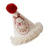 Fun Pompoms Celebration Hat Duckling/Flower Embroidery Elastic For Birthday Event Hat
