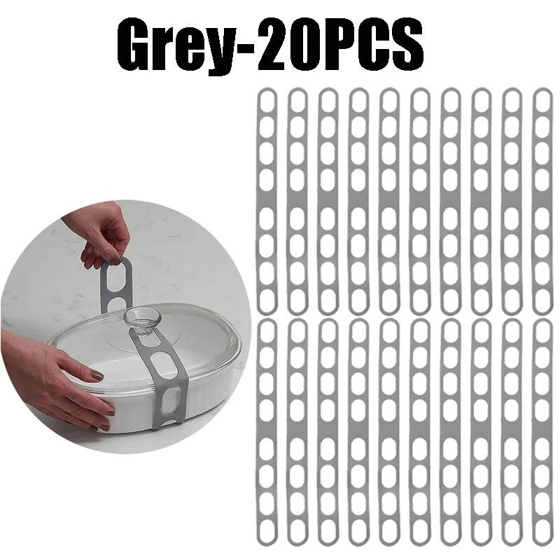 Silicone Lid Strap Reusable Universal Lid Fixing Belt Elastic Band  Outdoor Camping Camping Cookware Camping Equipment