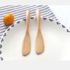 2Pcs Wood Butter Knife Smooth Natural Spread Cream Jam Cake Decorating Baking Tools Wood Butter Knife Jam Spreader
