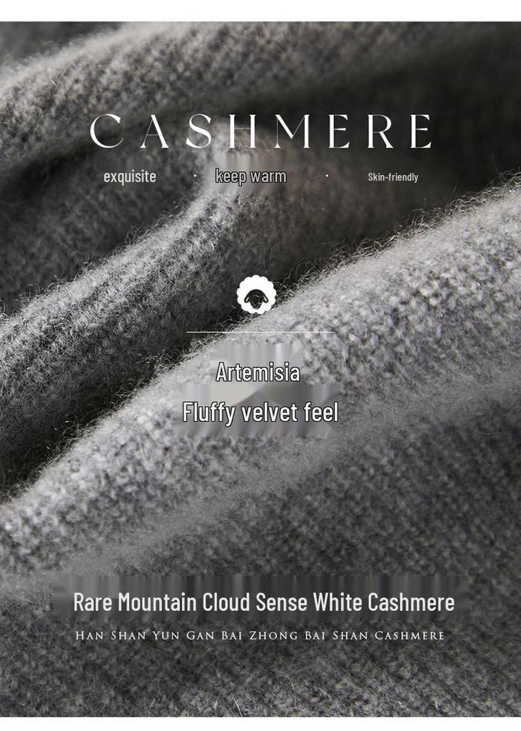 Asymmetrical Collar Double Zipper Knit Cardigan Jacket - Versatile Round Neck Cashmere Cardigan for Women, 2026 Edition