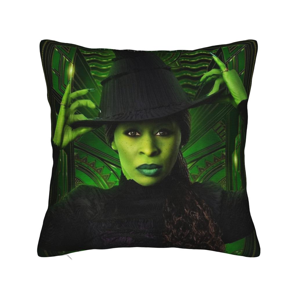 Wicked 2 Musical Movie Glinda Poster Pillowcase Soft Polyester Cushion Cover Decorative  Pillow Case Cover Home Square 40X40cm