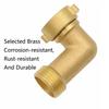 Hose Joint Faucet Mixer 90 Degree Elbow Garden Water Hose Pipe Adapter Pipe Fittings Garden Water Quick Connector Anti-leakage