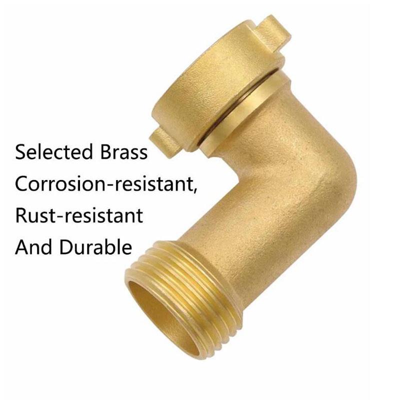 Hose Joint Faucet Mixer 90 Degree Elbow Garden Water Hose Pipe Adapter Pipe Fittings Garden Water Quick Connector Anti-leakage