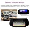 7" Car LCD TFT Monitor Mirror + 7 LED IR Waterproof Reverse Car Rearview Parking Backup Camera Kit