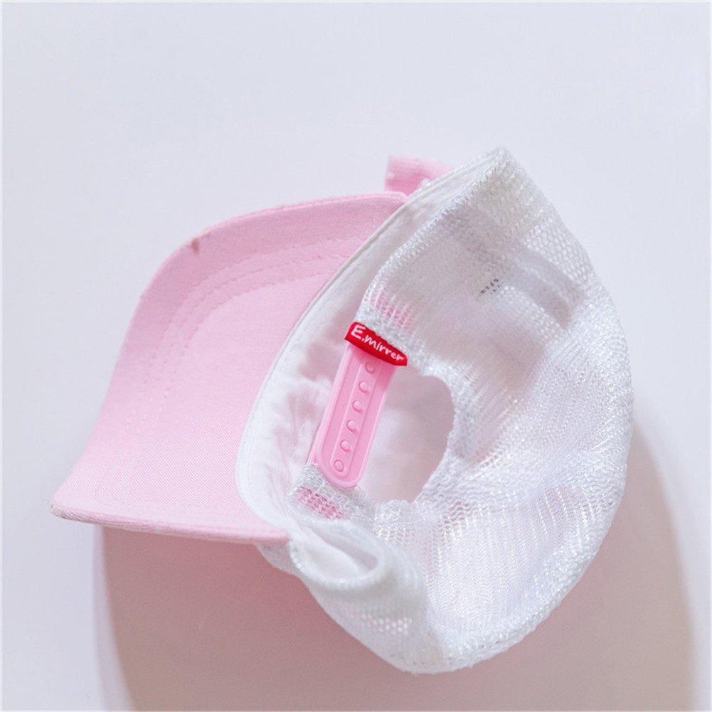 Baby Hat Kids Hat Cap Baseball Cap Sun Hat UV Cut Hat for Girls Children 525 52cm Circumference [LeafIn] (Pink, (Head 52-54cm))