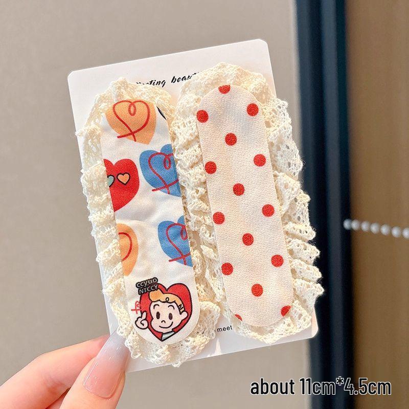 

Knitted Embroidery Velcro Hair Sticker for Baby Bangs & Headwear