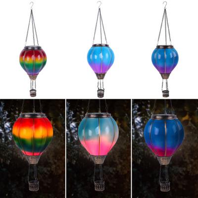 Lampa solarna na gorące powietrze z hakiem, automatyczne włączanie/wyłączanie, łatwa do zawieszenia, wodoodporna, zewnętrzna, solarna lampa na gorące powietrze, dekoracja ganku