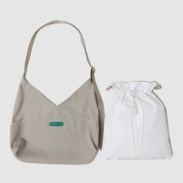 Umbro Net Weaving 2-Way Bucket Bag Beige Ur322Cbg72
